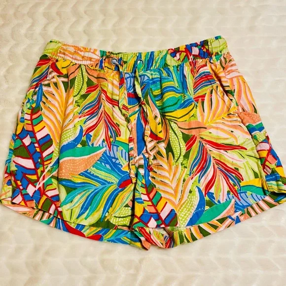 EUC- C&C California Colorful Linen Tank and Shorts Set- Medium - Picture 9 of 16